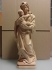 MADONNA MIT KIND: Letzte Figur !! Lindenholz-HANDARBEIT !! 40 cm